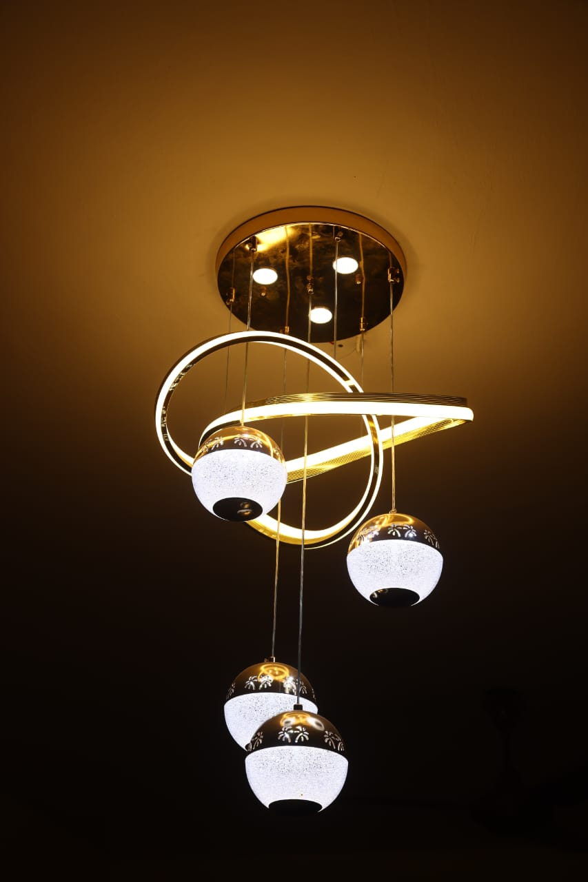 Decorative ceiling light at Frndspace