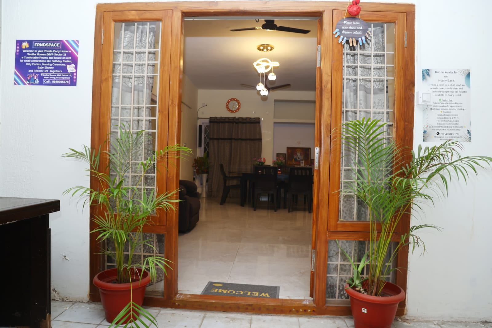 Entrance to Frndspace homestay